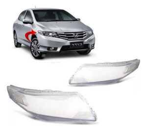 Imagem do produto Par Lente Farol Honda City 2008 09 10 11 2012 2013 2014 Novo