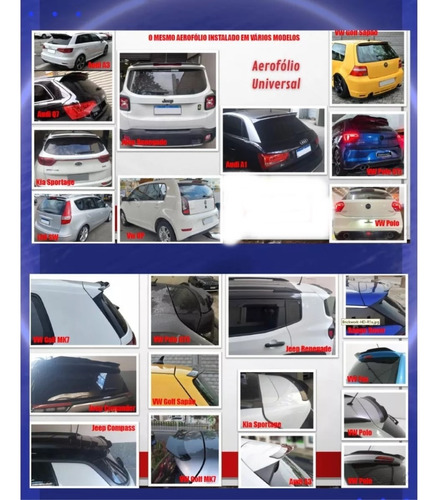 Imagem do produto Aerofólio Spin Autocolante Acrilico Black Piano