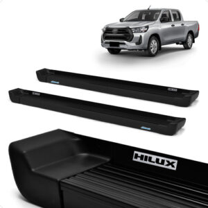 Imagem do produto Estribo Hilux Cabine Dupla 2020 2021 2022 Prime Preto