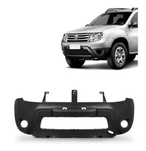 Imagem do produto Parachoque Dianteiro Preto Liso Com Furo Duster 2012 A 2015