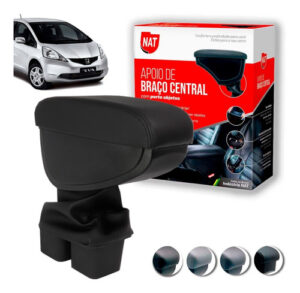 Imagem do produto Apoio De Braço Encosto Honda New Fit Ano 2009 À 2014 Couro