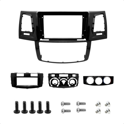 Imagem do produto Moldura De Painel 9 Pol Toyota Hilux 2014 2015 Black Piano