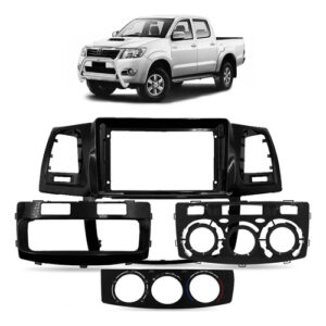 Imagem do produto Moldura De Painel 9 Pol Toyota Hilux 2014 2015 Black Piano