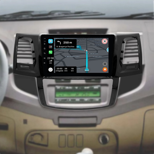 Imagem do produto Moldura De Painel 9 Pol Toyota Hilux 2014 2015 Black Piano