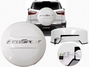 Imagem do produto Capa De Estepe Rigida Ecosport Branco Artico Orig. Cadeado
