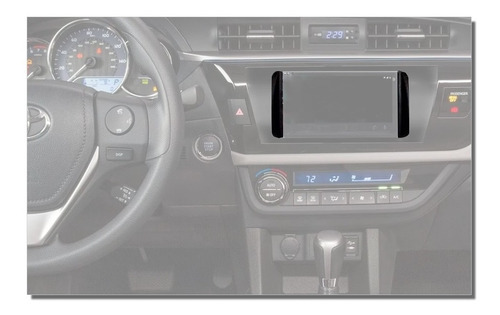 Imagem do produto Moldura 2 Din Mp5 Multimidia Corolla Etios Hilux Sw4 Toyota