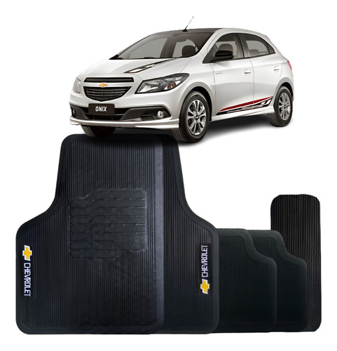 Imagem do produto Jogo Tapete Linha Chevrolet 5 Pçs Escolha Modelo Veículo