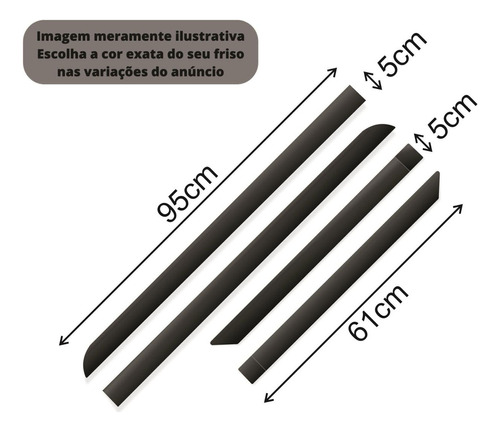 Imagem do produto Friso Porta Lateral Toro Cor Original Todos Modelos