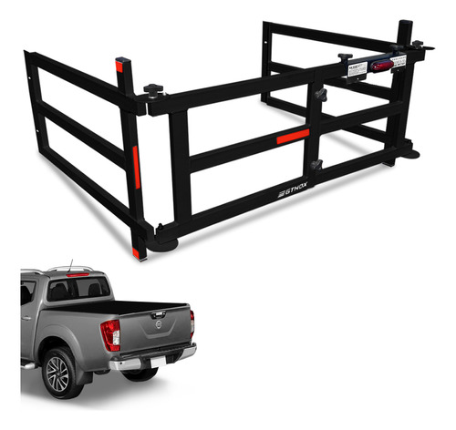 Imagem do produto Extensor Caçamba Frontier 2021 2022 Divisor Dobravel Preto