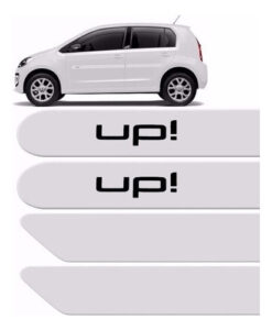 Imagem do produto Friso Lateral Up Tsi 2014 A 2021 Branco Cristal Porta Preta