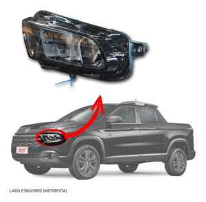 Imagem do produto Farol Dianteiro Esquerdo Fiat Toro 2.4 16v 2018 Original