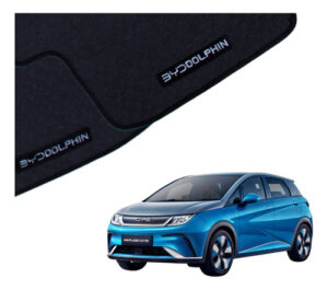 Imagem do produto Tapete De Carro Específico Byd Dolphin 3p Preto Logo Bordado