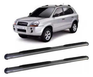 Imagem do produto Estribo Tucson Até 2016 Modelo Oval Oblongo Grafite