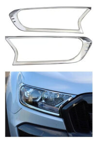 Imagem do produto Aplique Farol Cromado Ford Ranger 2017 2023 Xl Xls Xlt T7 T8