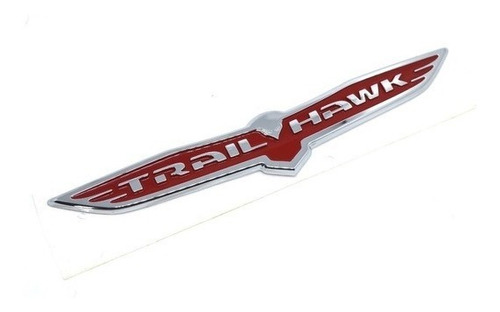 Imagem do produto Emblema Trail Hawk Jeep Renegade/ Compass Vermelho