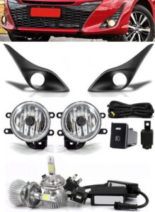 Imagem do produto Kit Farol Milha Toyota Yaris 2019 A 2022 + Super Led