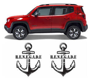 Imagem do produto Adesivos Compatível Emblemas Laterais Renegade Ancora F524 Cor Preto
