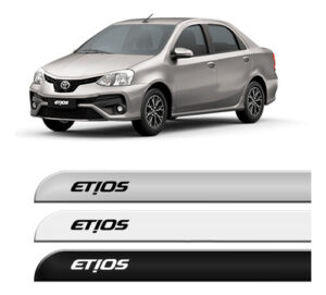 Imagem do produto Friso Lateral Toyota Etios Cor Original Modelo Hatch E Sedan