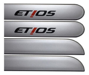 Imagem do produto Jogo Friso Lateral Etios Hatch 2012 2013 2014 Prata Soul