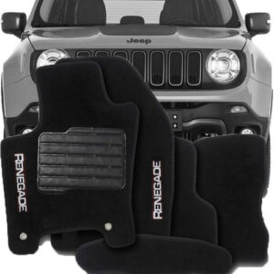 Imagem do produto Tapete Jeep Renegade 2015 2016 2017 2018 2019 2020 2021 Jogo