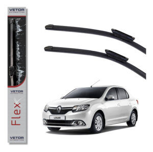 Imagem do produto Par Palheta Limpador De Parabrisa Vetor Flex Linha Renault