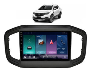 Imagem do produto Multimidia Fiat Strada 9p Android Apps Gps Wifi + Camera Ré