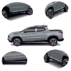 Imagem do produto Friso Lateral Inferior Cromado Para Fiat Toro 2022