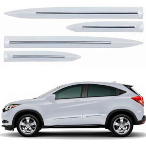 Imagem do produto Friso Lateral Hr-v Hrv Filete Cromado Branco Tafetá