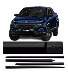 Imagem do produto Kit Friso Lateral Protetor Porta Original Mopar Fiat Toro
