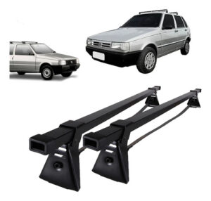Imagem do produto Rack De Teto Bagageiro Aço Fiat Uno 4 Portas 1990 A 2013