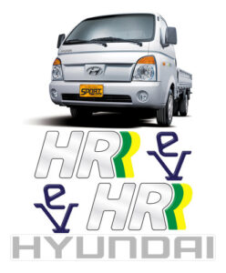 Imagem do produto Kit Adesivos Caminhão Hyundai Hr Ev Capô + Lateral Resinado