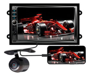 Imagem do produto Central Multimídia Mp5 Chevrolet Espelha + Moldura + Camera Cor Spin 2015-2018