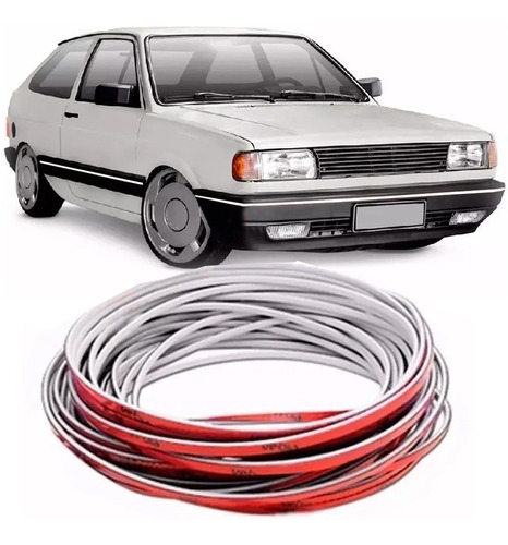 Imagem do produto Friso Para-choque Vw Gol Gti Gts Gls 89 90 91 92 93 94 -6mts