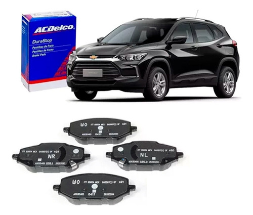 Jogo Pastilha Dianteiro Freio Tracker 2021 2022 Acdelco - Autoaba