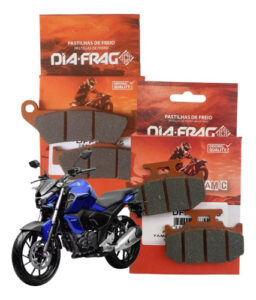 Imagem do produto Jogo Kit Completo Pastilha De Freio Fz15 Fazer 2023 2024