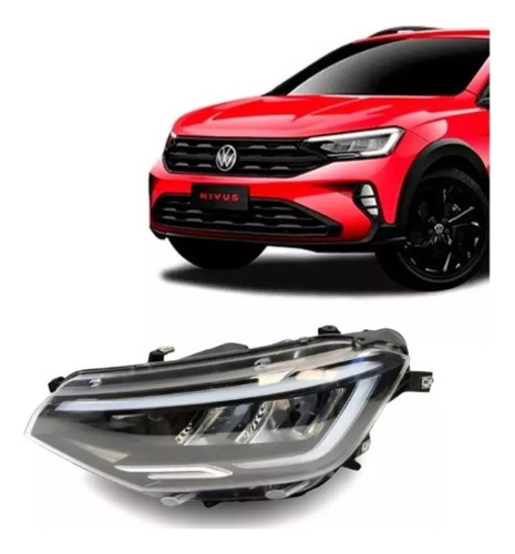 Imagem do produto Farol Esquerdo Nivus Full Led 2019 2020 2021 Original Nv