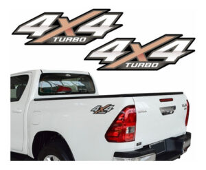 Imagem do produto Adesivo Toyota Hilux 2016 4x4 Turbo Cor Padrão