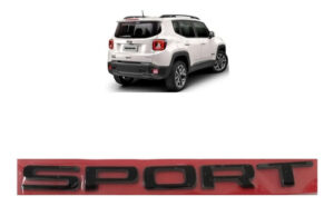 Imagem do produto Emblema Sport Preto Para Jeep Renegade Compass Acessórios
