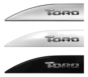 Imagem do produto Friso Lateral Fiat Toro 2022 2023 Escrita Cromada