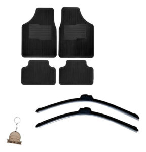 Imagem do produto Par De Palheta Limpador Paleta Para-brisa + Kit Tapetes