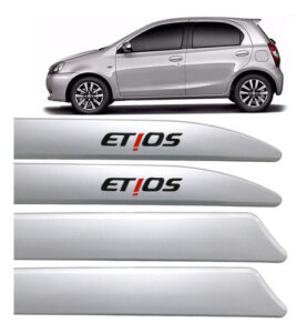 Imagem do produto Jogo Friso Lateral Etios 2013 2014 2015 2016 2017 Prata Soul