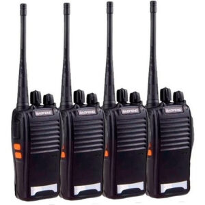 Imagem do produto Kit 4 Radios Comunicador 777s 16canais Profissional O Melhor Bandas De Freqüência Bf777s Cor Preto