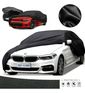 Imagem do produto Capa Cobrir Carro 100% Forrada Impermeável Couro Anti-gato