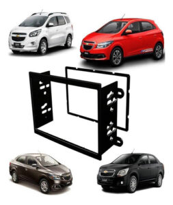 Imagem do produto Moldura Expex 2 Din Onix Cobalt Prisma Preta Epx 101