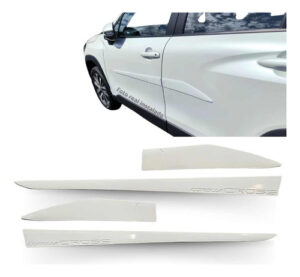 Imagem do produto Jogo Friso Lateral Corolla Cross Branco Lunar Cor Original
