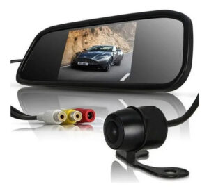 Imagem do produto First Option 4.3-3 + 308 Kit Estacionamento Espelho Retrovisor Lcd Câmera Ré Colorida