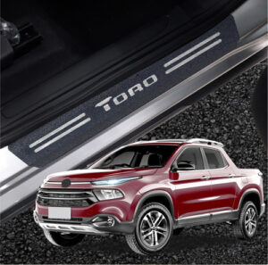 Imagem do produto Soleira 8 Peças Fiat Toro Cor Aço Escovado
