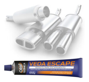 Imagem do produto Cola Veda Escape Repara Furo Escapamento Carro Caminhão Moto