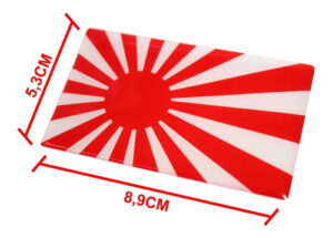Imagem do produto Adesivo Jdm Bandeira Japão Resinado Mugen
