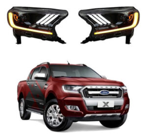 Imagem do produto Par Farol Ranger Mustang Led 2017 2018 2019 2020 2021